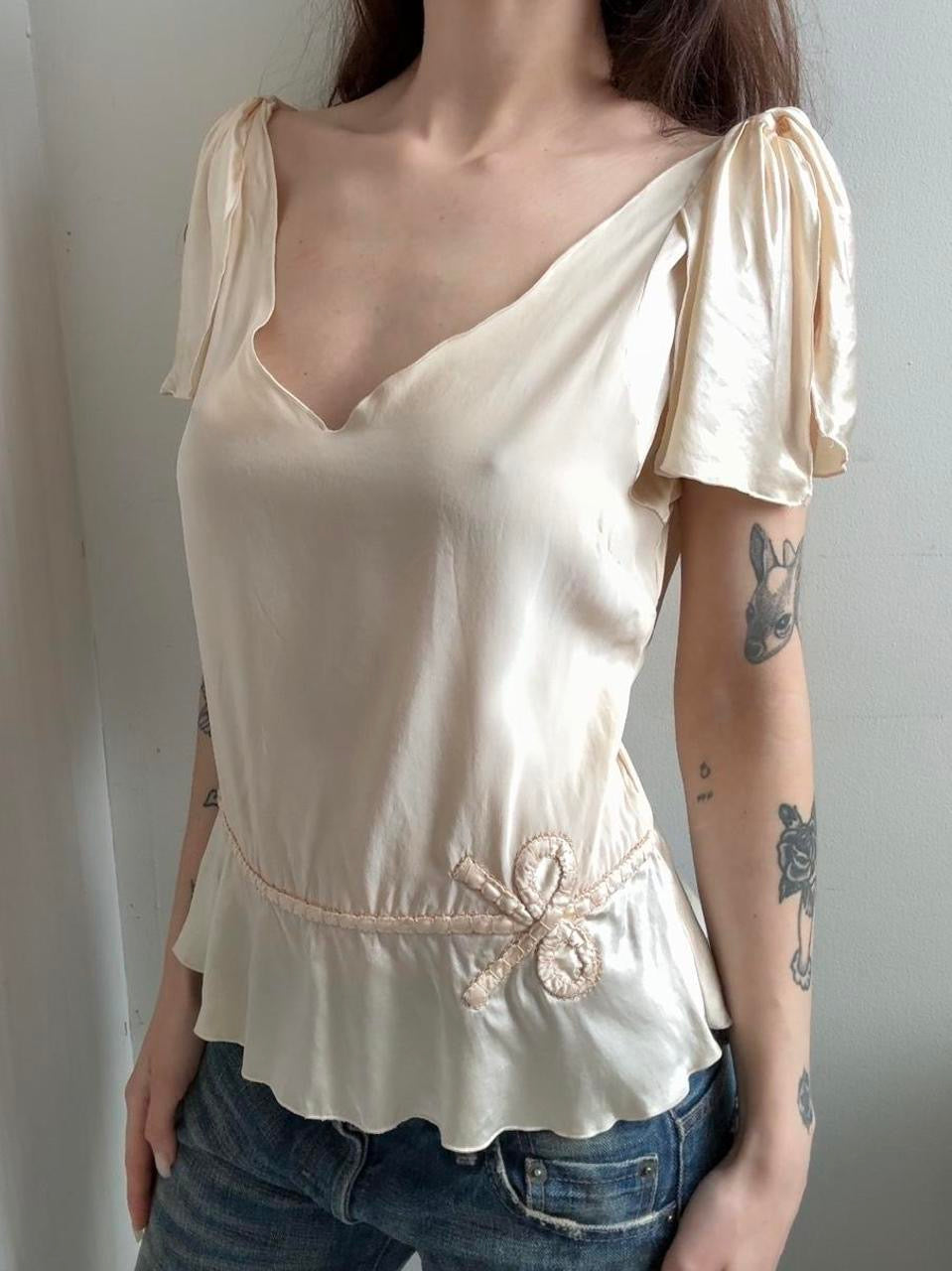 Anna Sui Silk Blouse