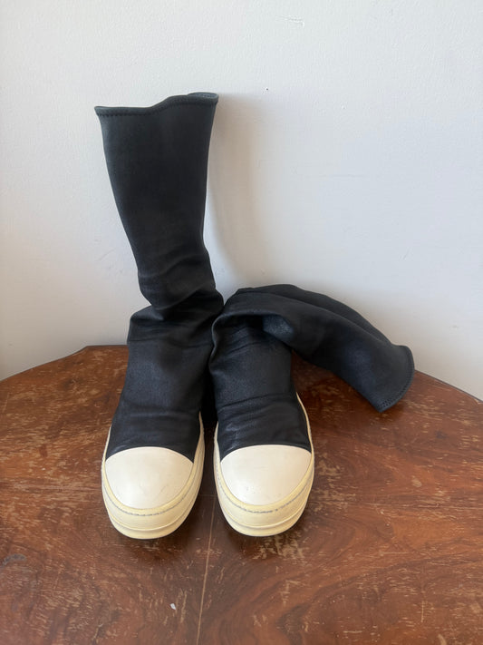 Rick Owens Mainline Leather Sock Ramones