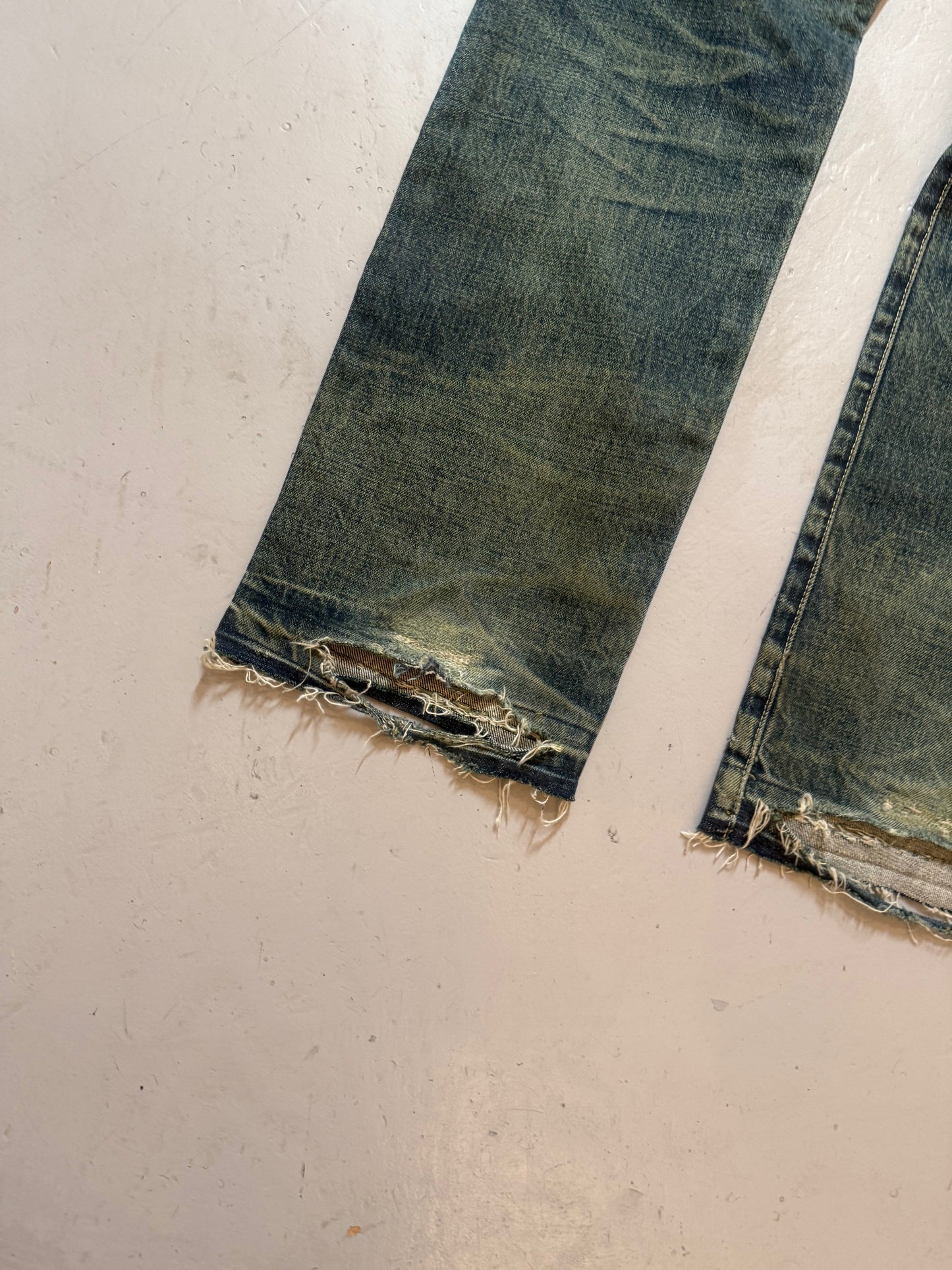 Processed Wash Japanese Denim