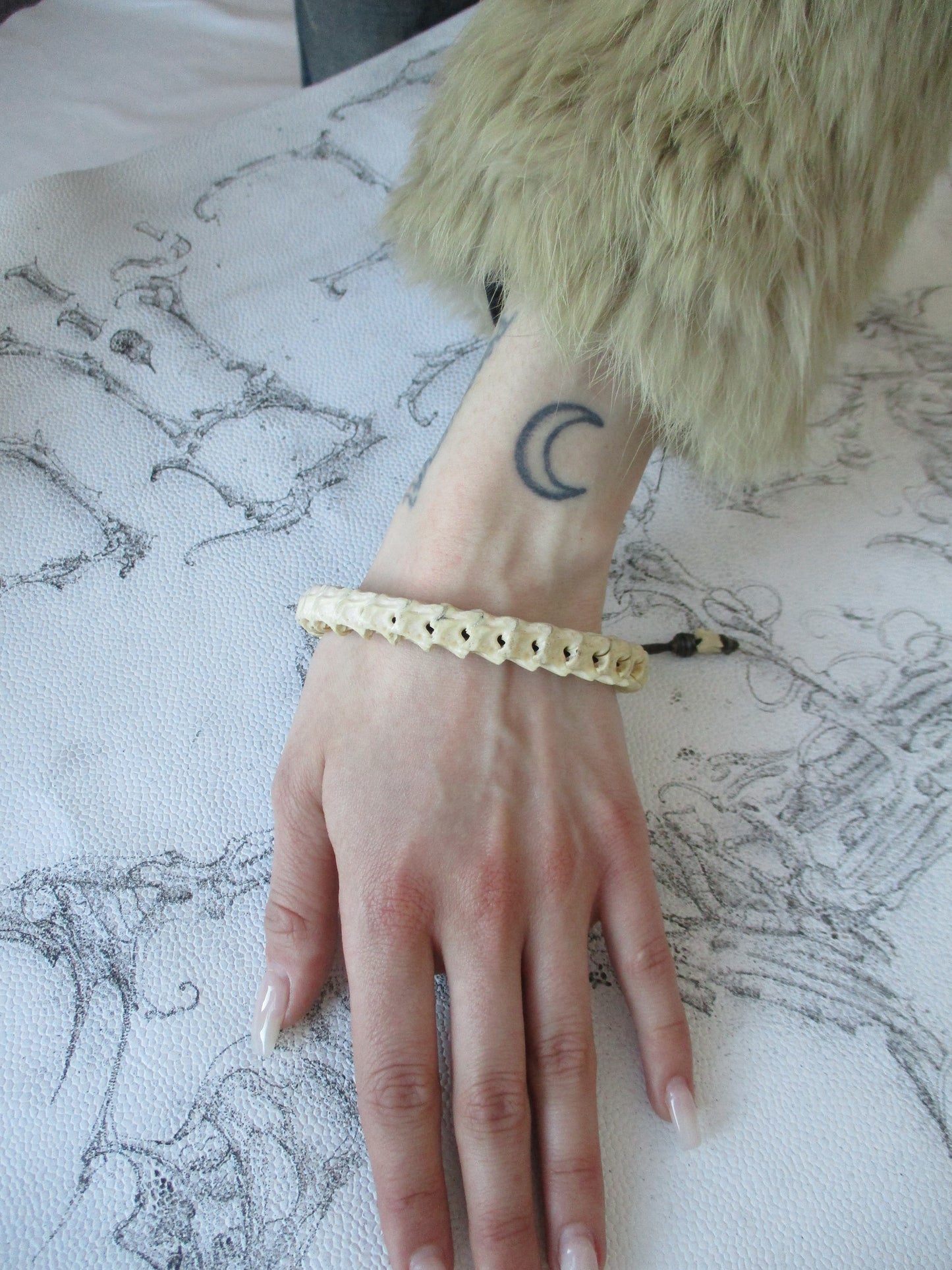 If Six Was Nine Snake bone bracelet