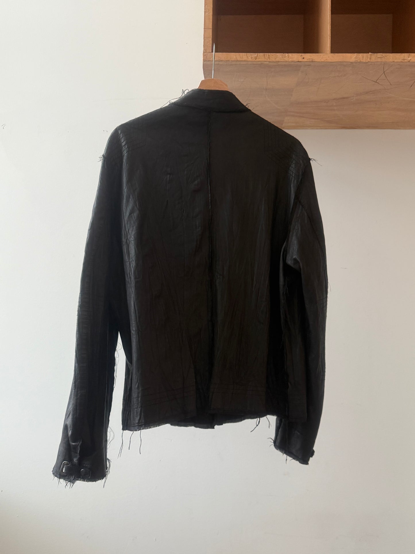 Kircilar Distressed Leather Jacket