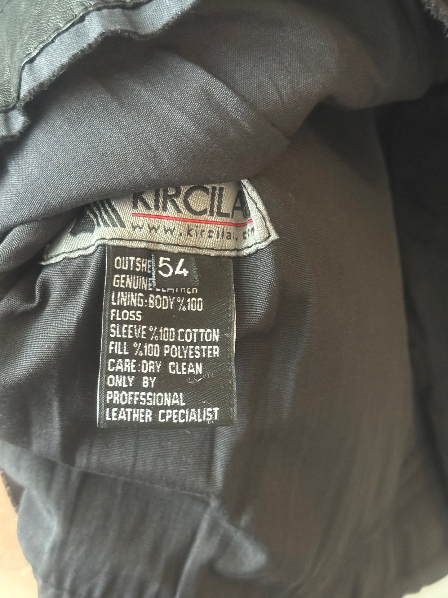 Kircilar Distressed Leather Jacket