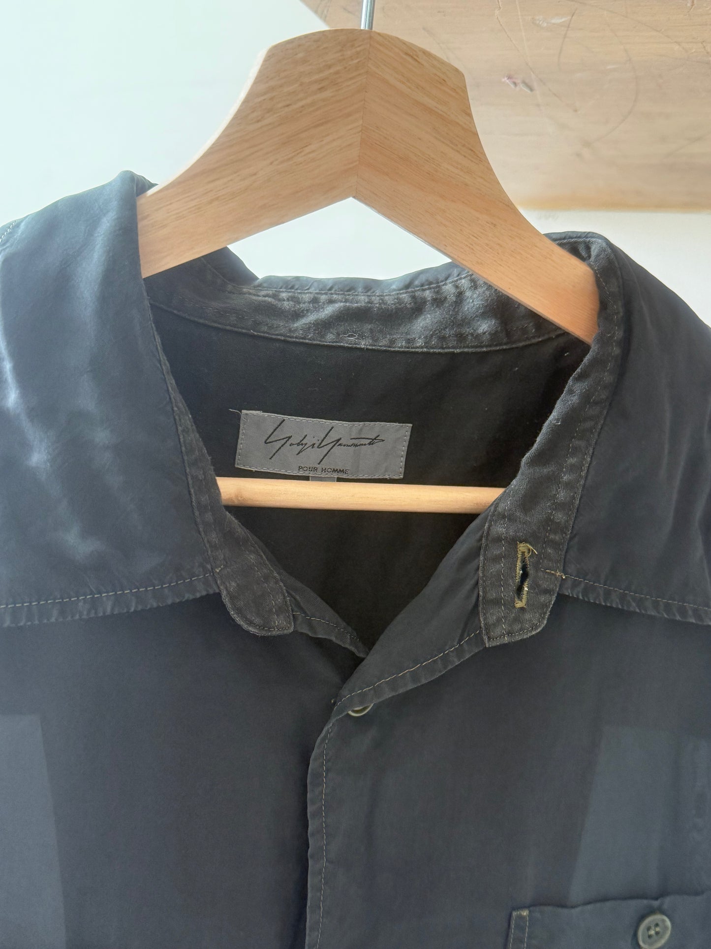 Yohji Yamamoto Embroidered Button Up