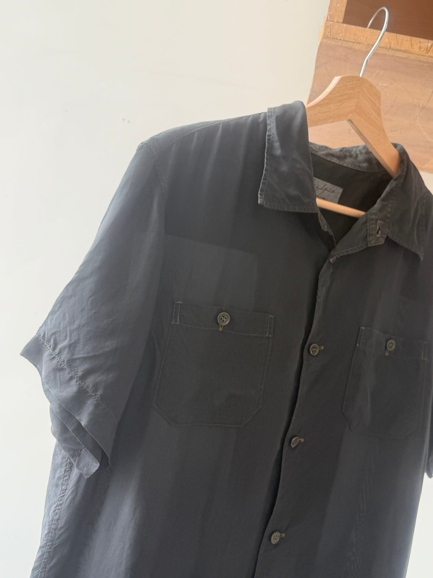 Yohji Yamamoto Embroidered Button Up