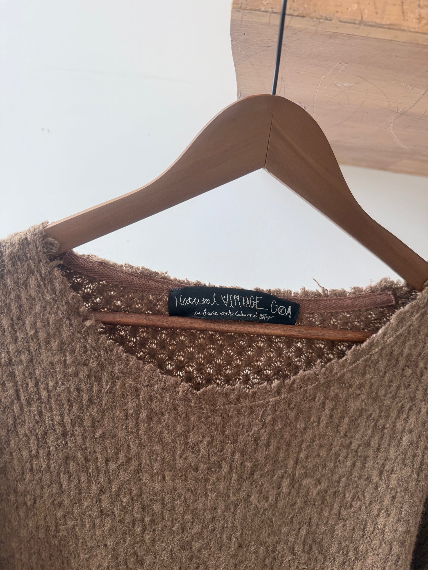 GOA Rabbit Fur Patch Knit