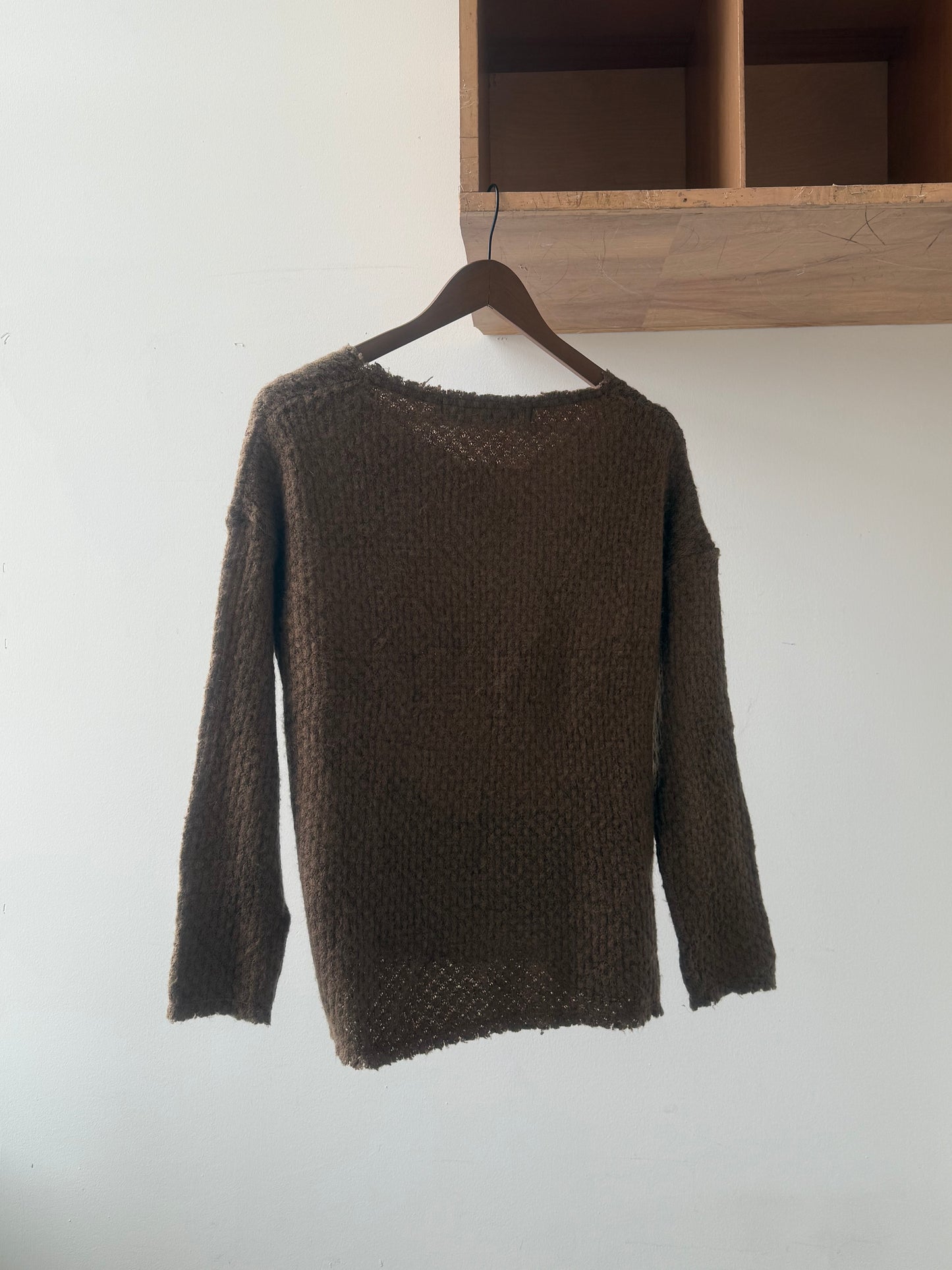GOA Rabbit Fur Patch Knit