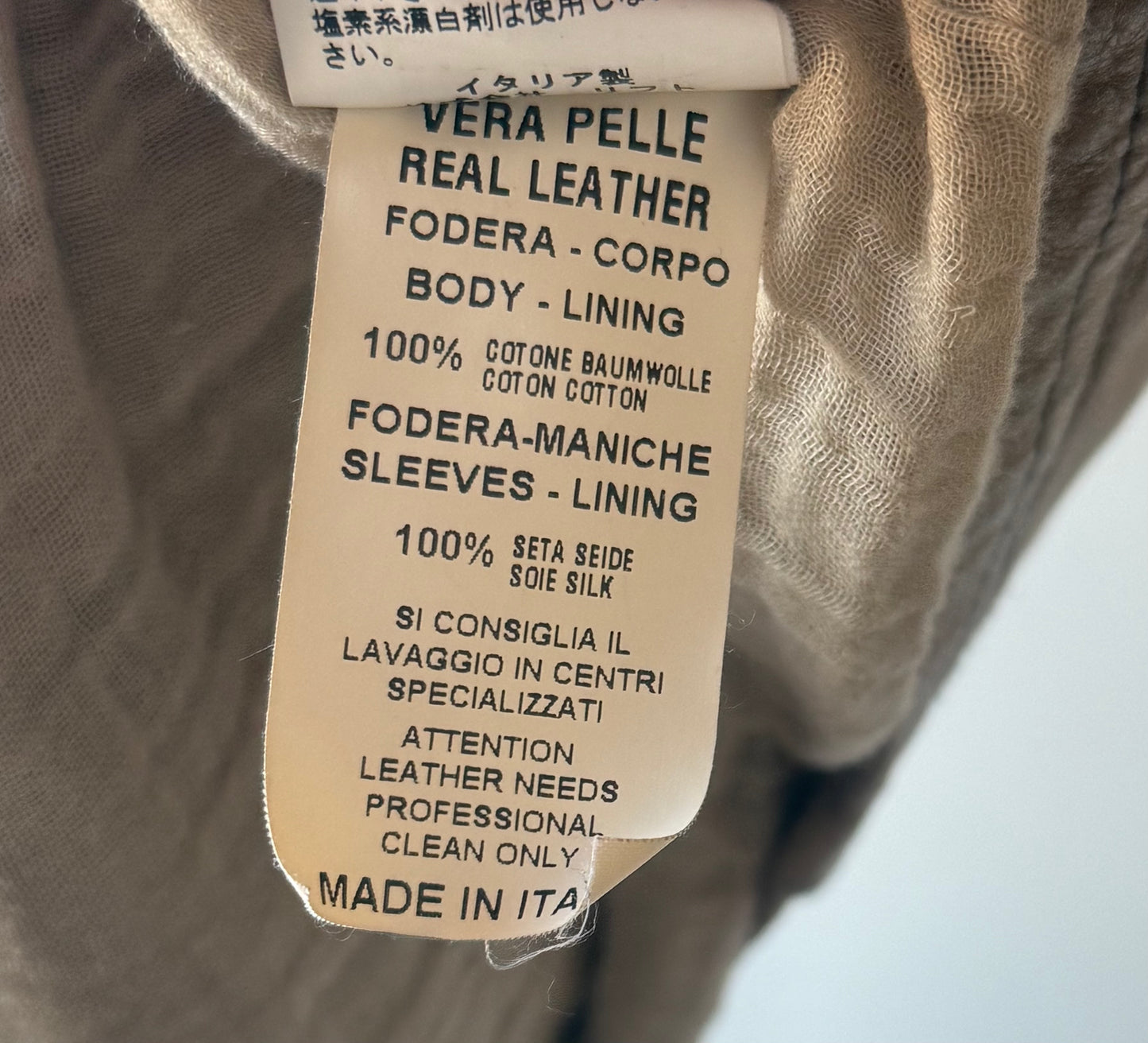 Giorgio Brato Leather Jacket