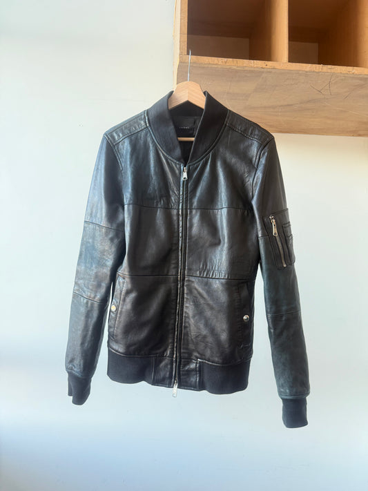 Roshell Patchwork Leather Jacket