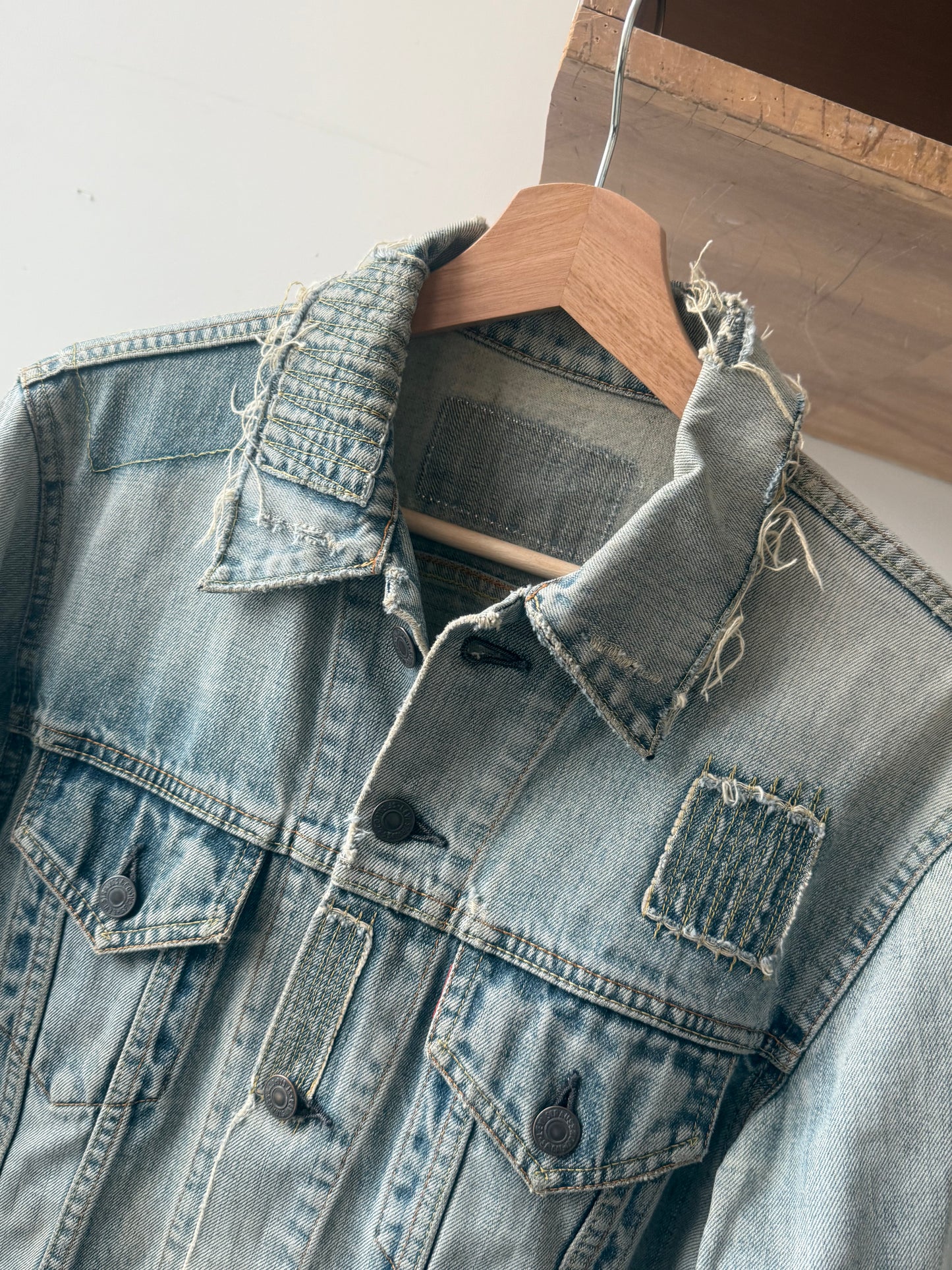 90's Thrashed Denim Jacket