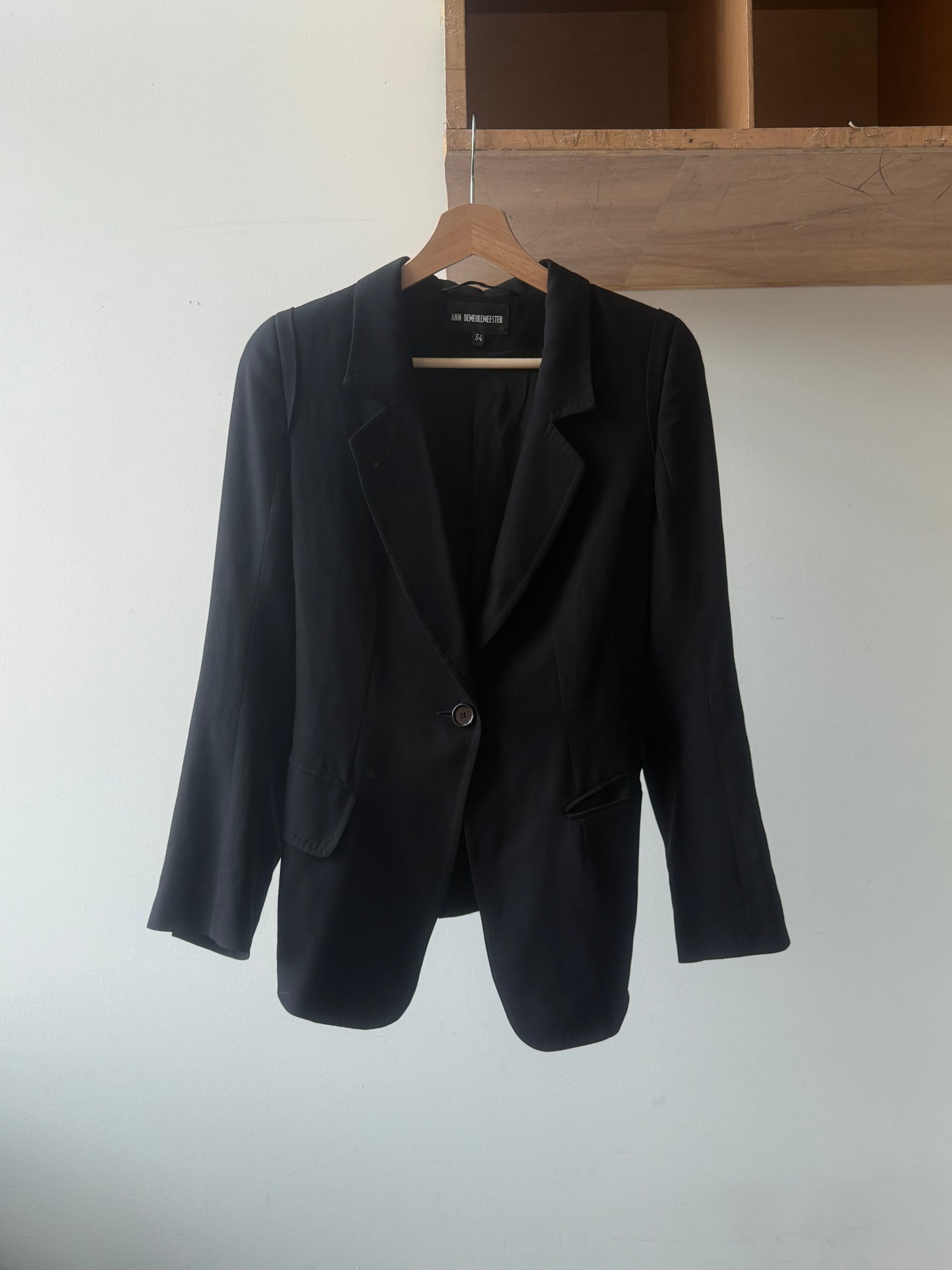 Ann Demeulemeester Virgin Wool Blazer