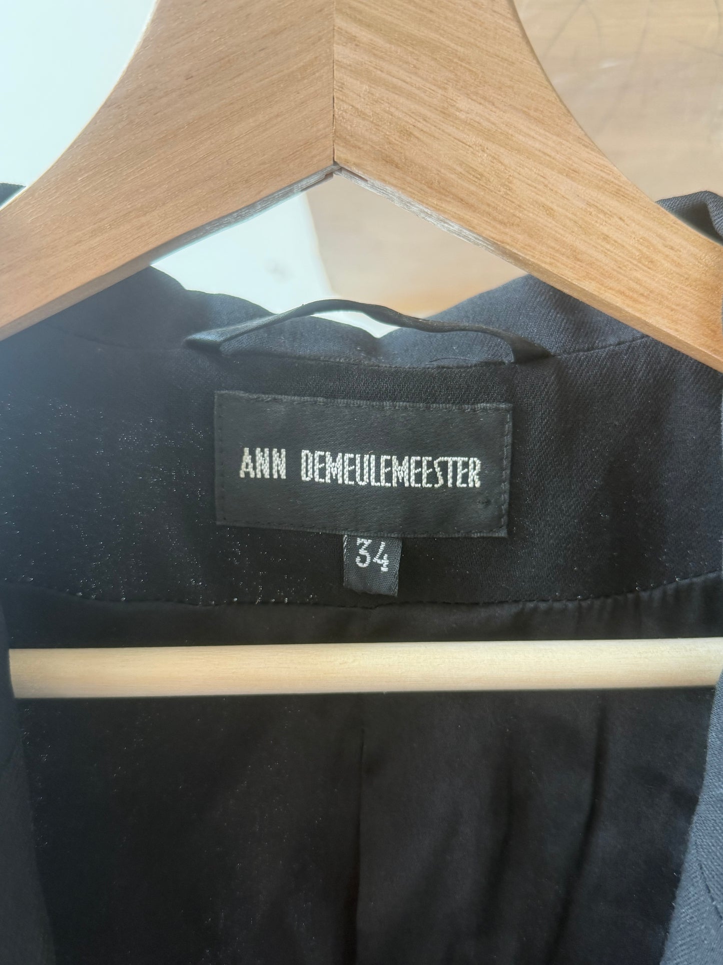Ann Demeulemeester Virgin Wool Blazer