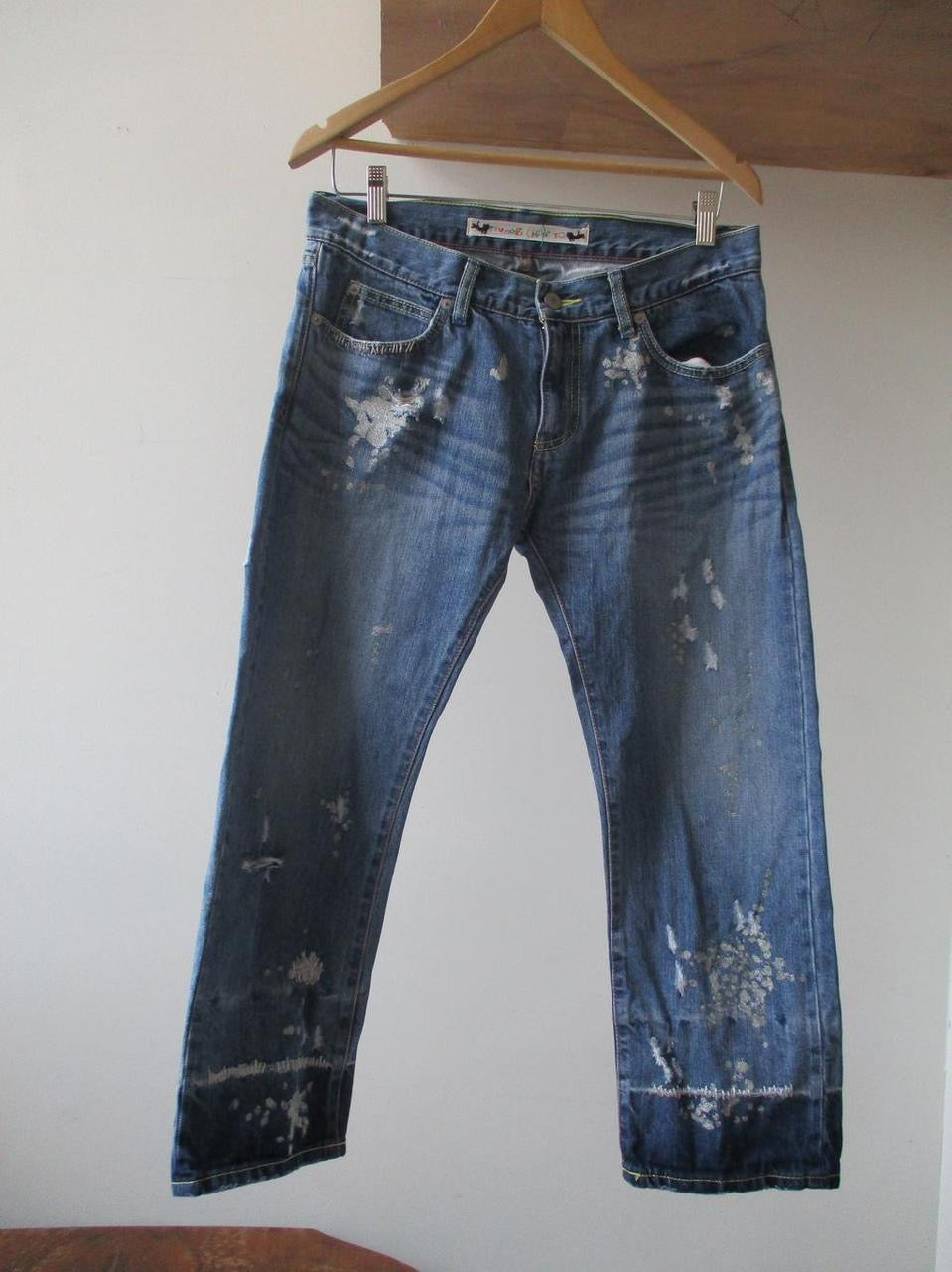 Tsumori Chisato Distressed Painted Denim