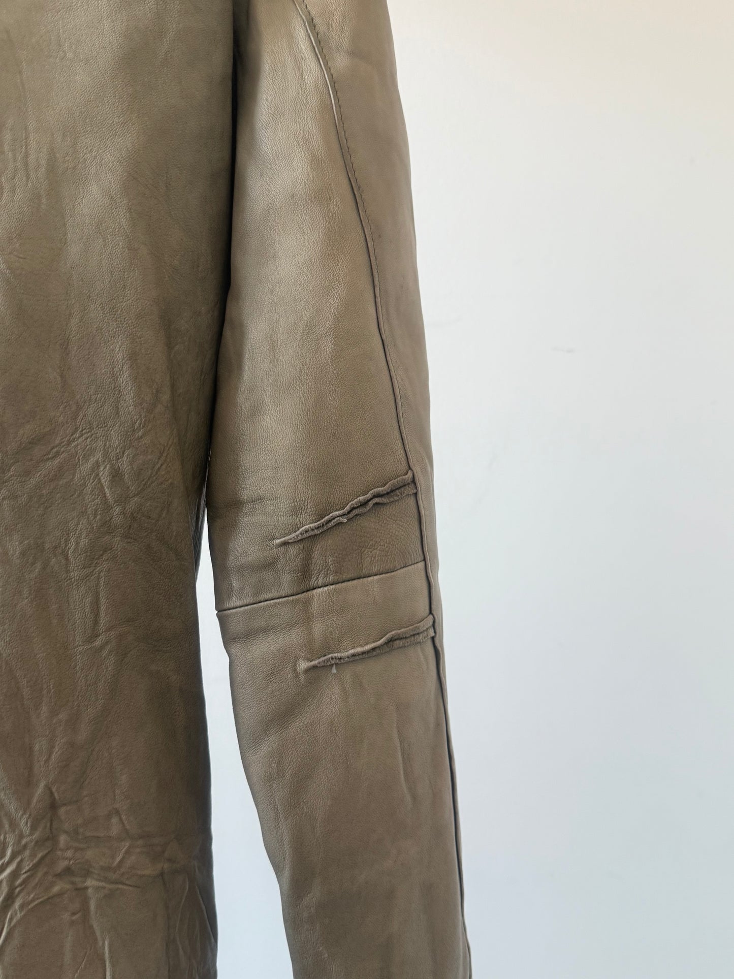 Lui's Sheepskin Dyed Leather Jacket