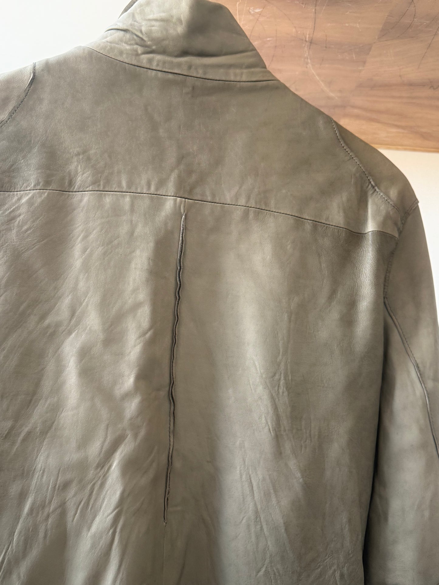 Lui's Sheepskin Dyed Leather Jacket