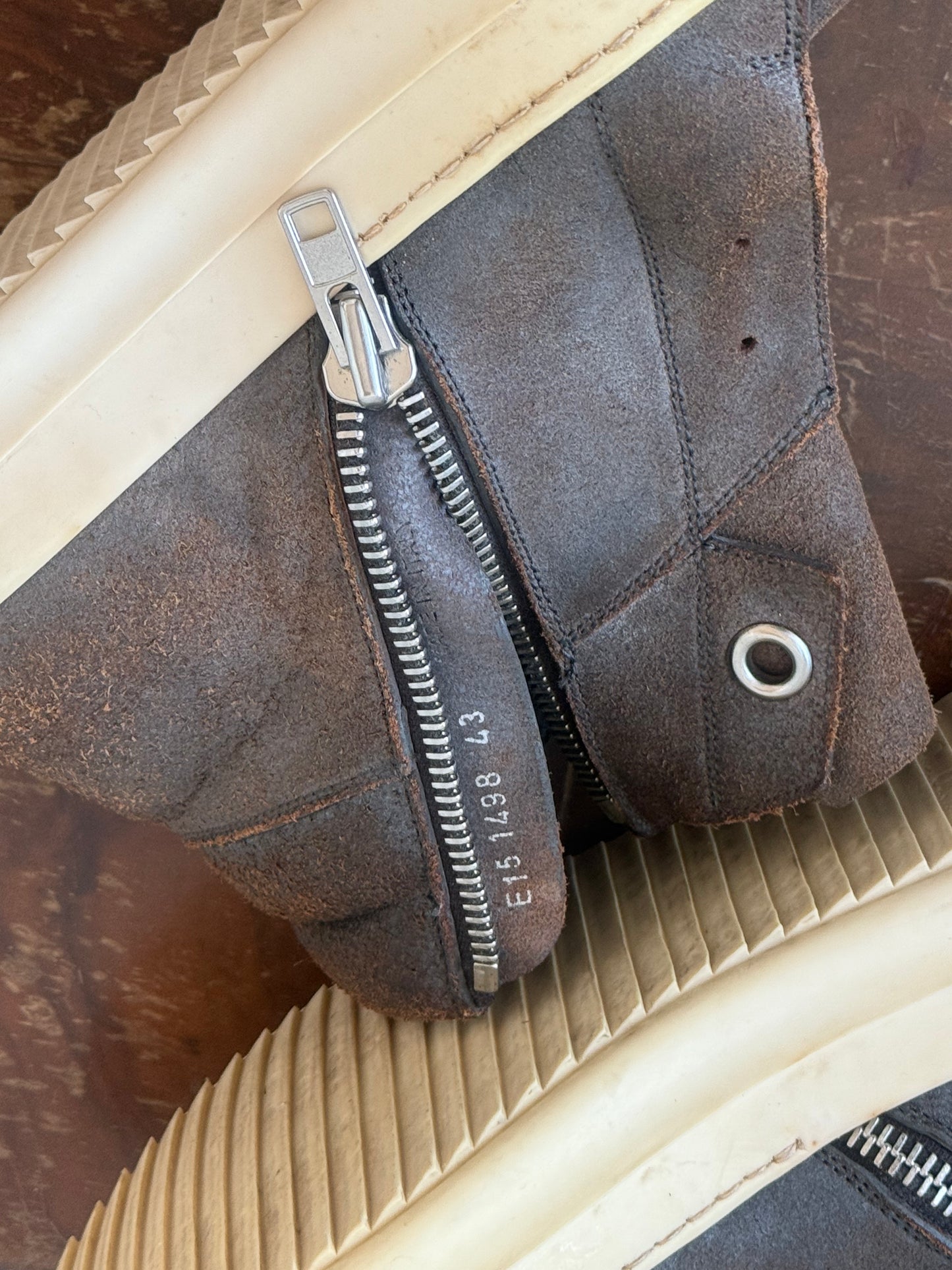 Rick Owens Blistered Island Dunks