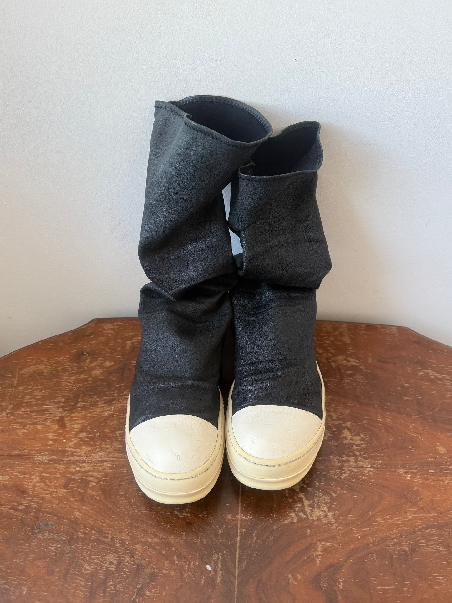 Rick Owens Mainline Leather Sock Ramones