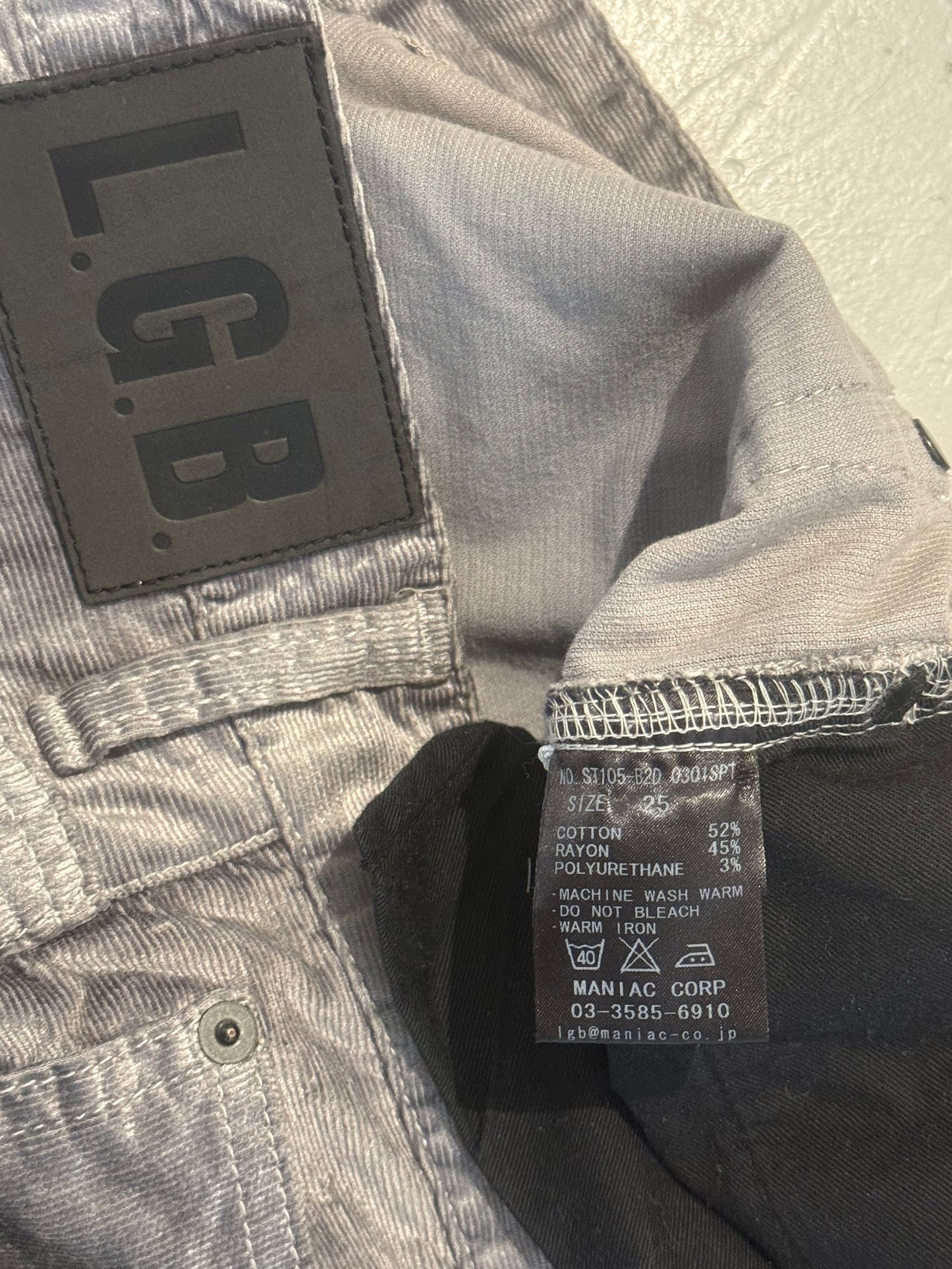 L.G.B Tattooed Patch Rebuilt Pants
