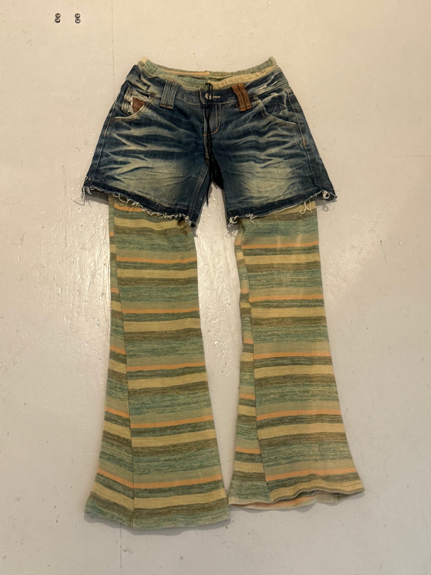 Lolita Denim layered pants
