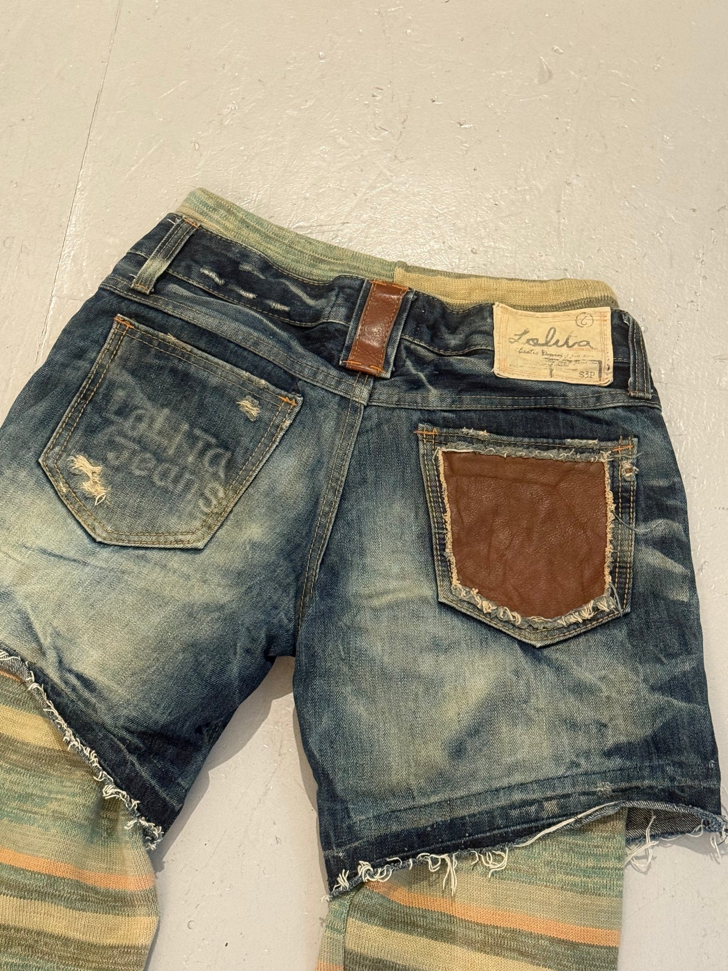 Lolita Denim layered pants