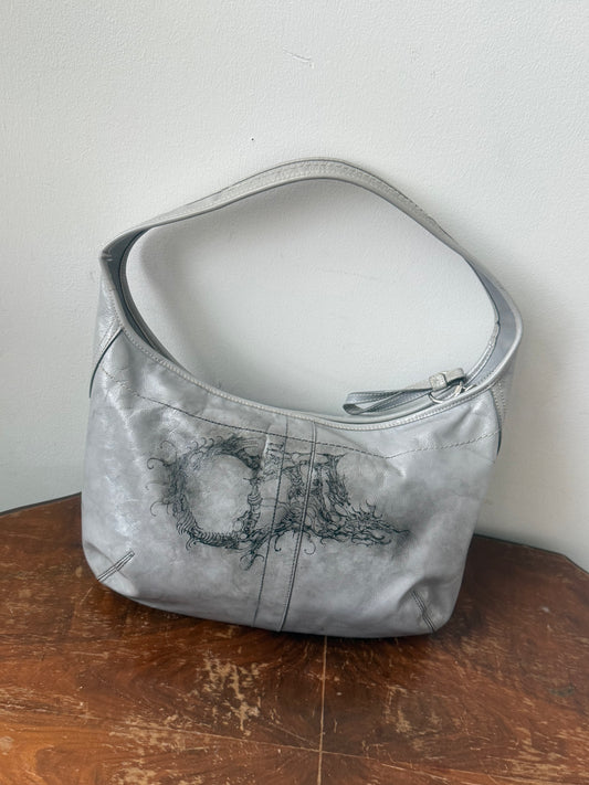 Tattooed Leather Bag