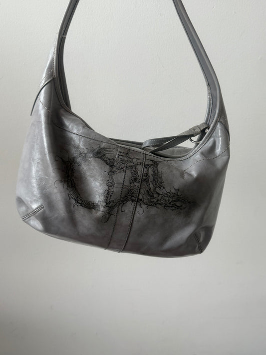 Tattooed Leather Bag