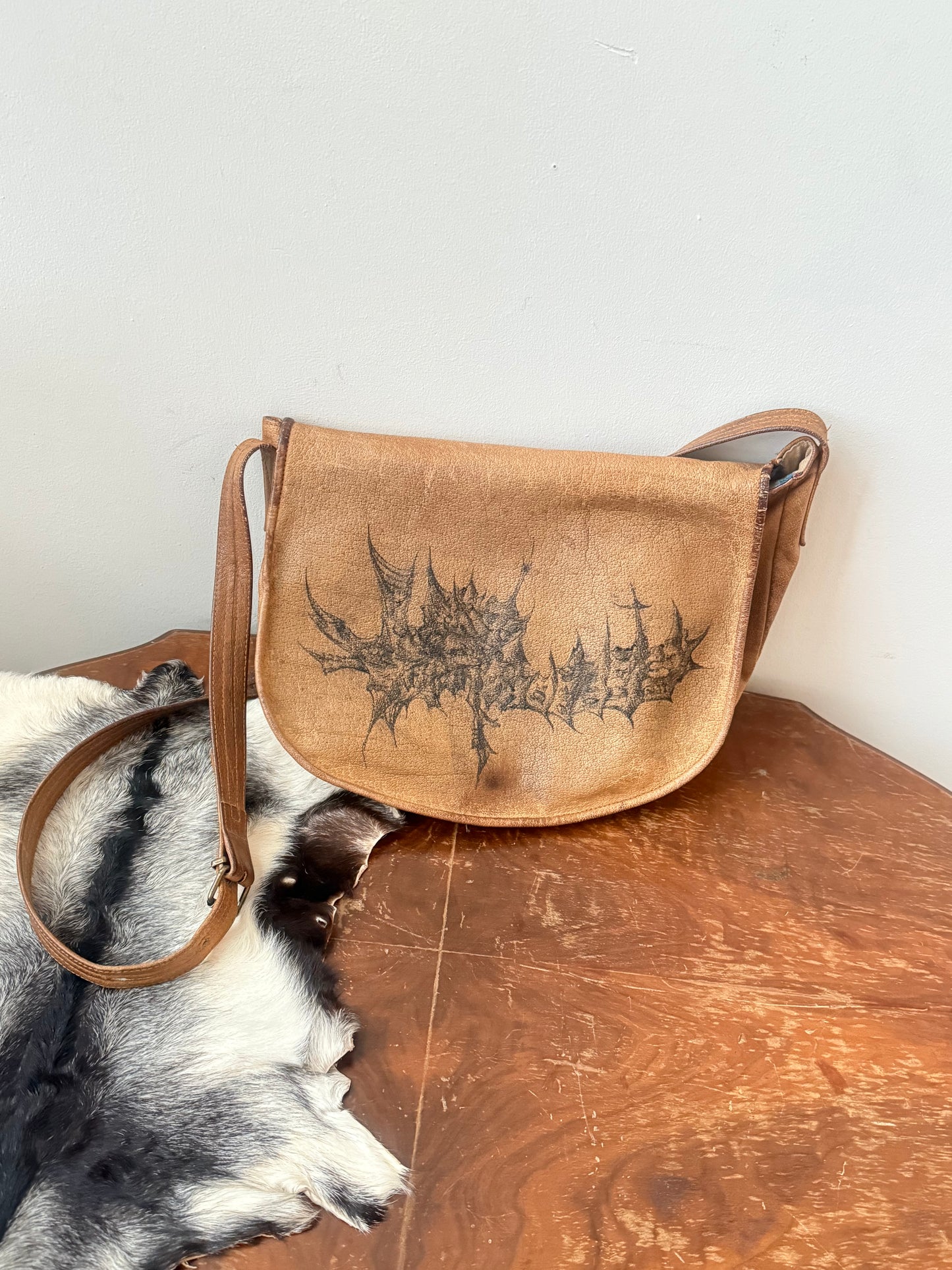 Tattooed Vintage Leather bag