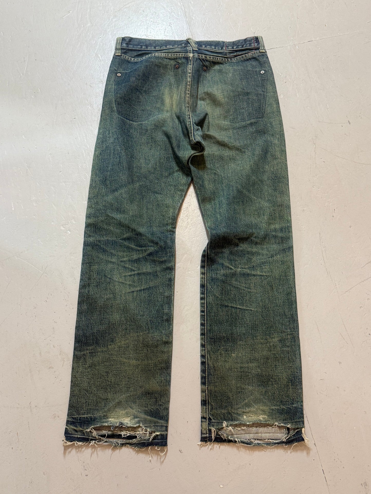 Processed Wash Japanese Denim