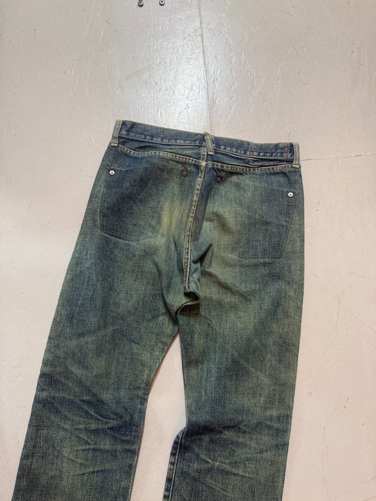 Processed Wash Japanese Denim