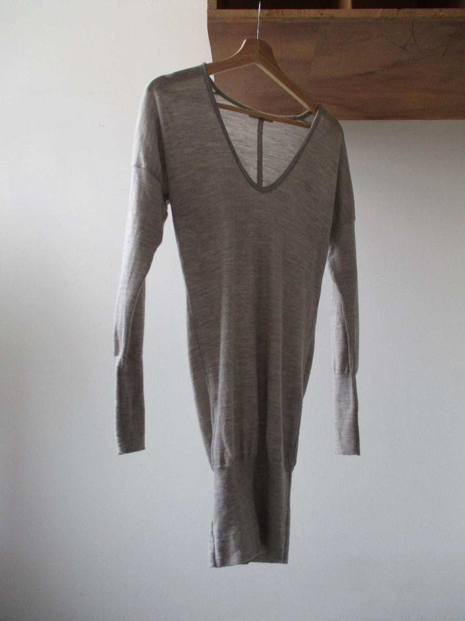 Japanese Brand Light Wool Bodycon Dress