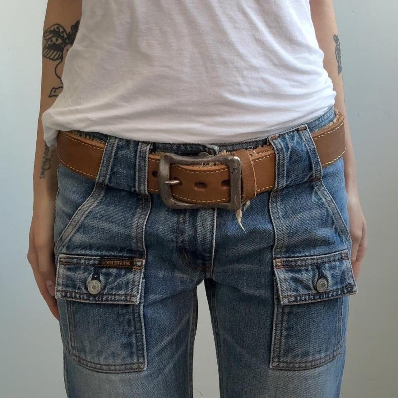 Masculo distressed belt