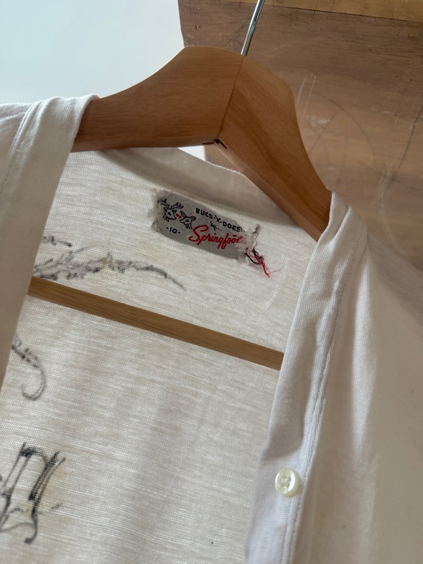 1960's Hand Drawn Cardigan