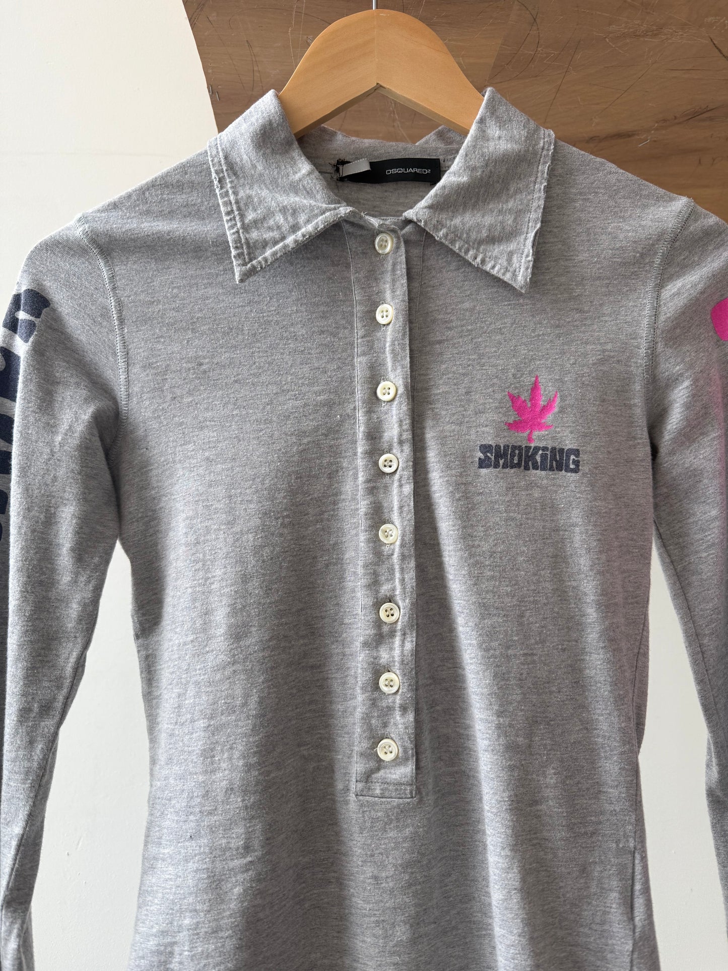 Dsquared² 2005 distressed polo