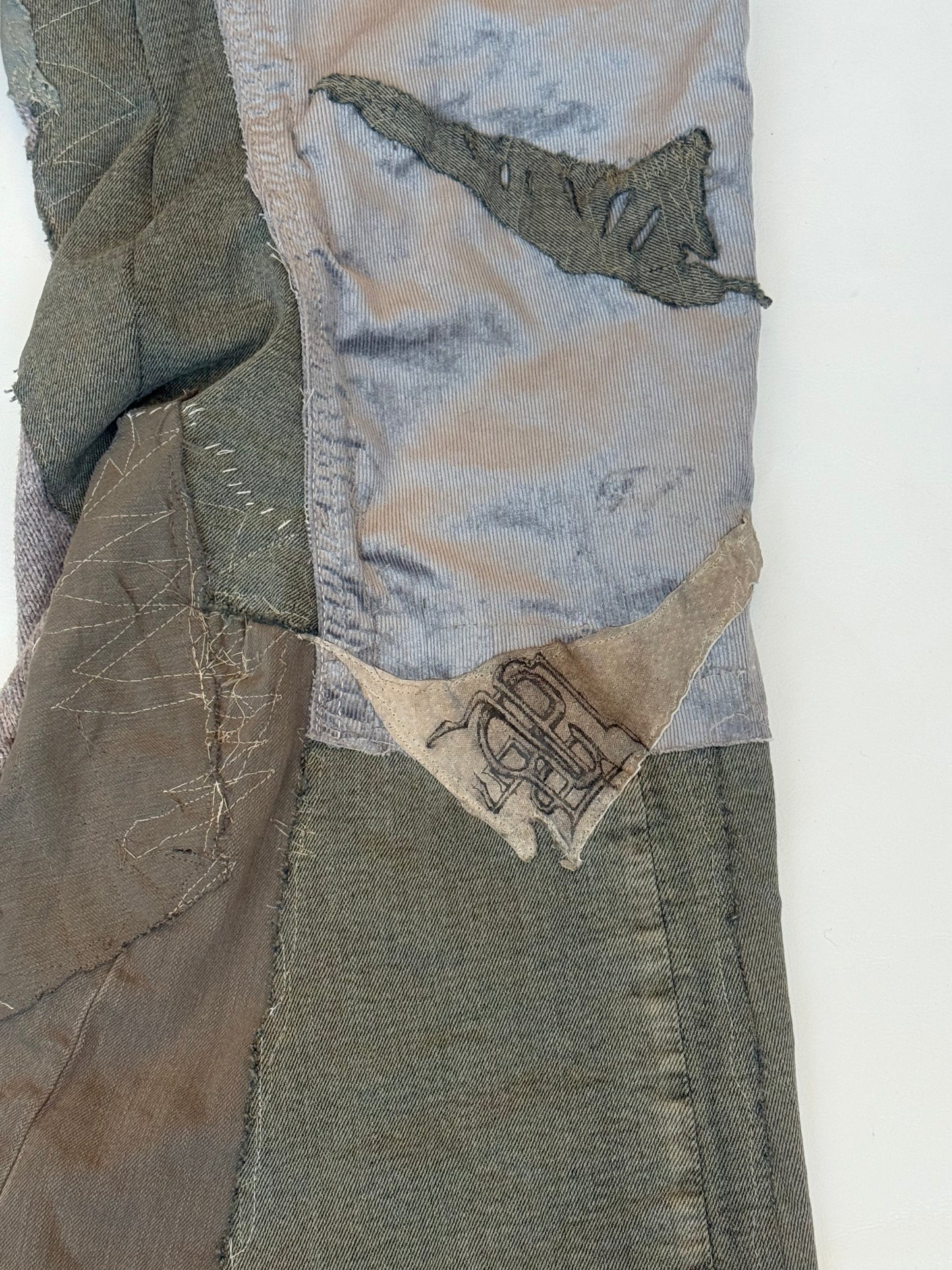 L.G.B Tattooed Patch Rebuilt Pants