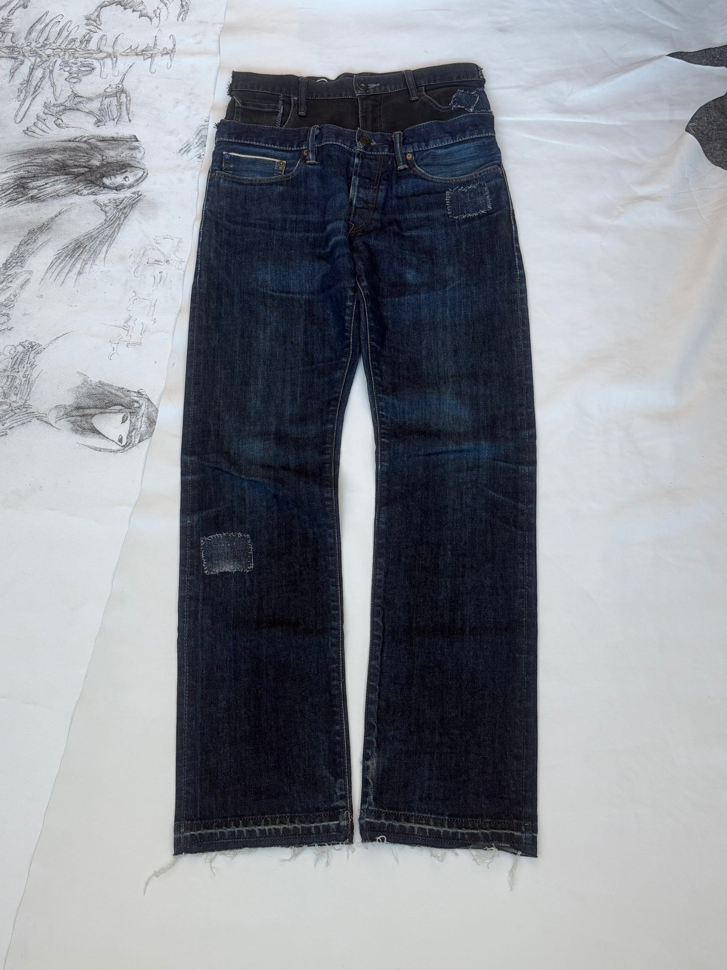 Double Waist Selvedge Denim